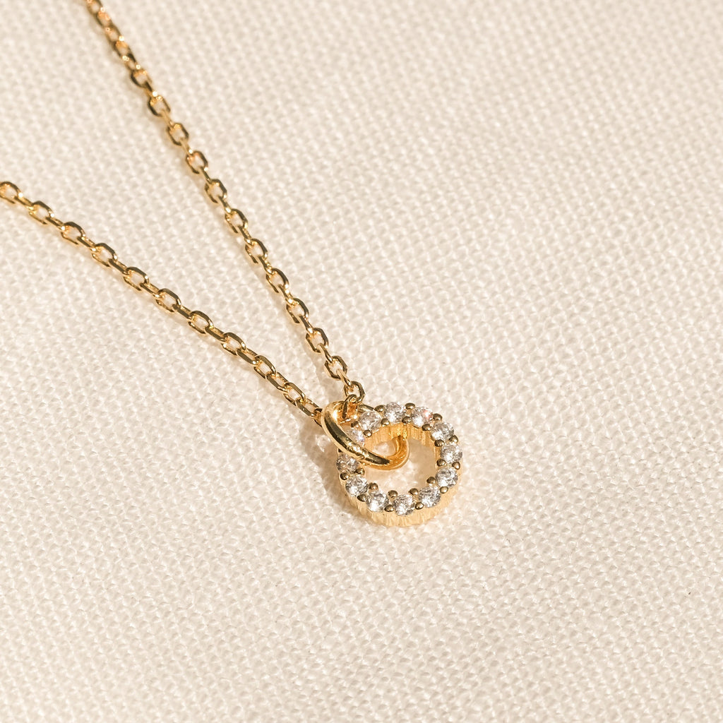 Amir CZ Necklace (18K Gold Vermeil)
