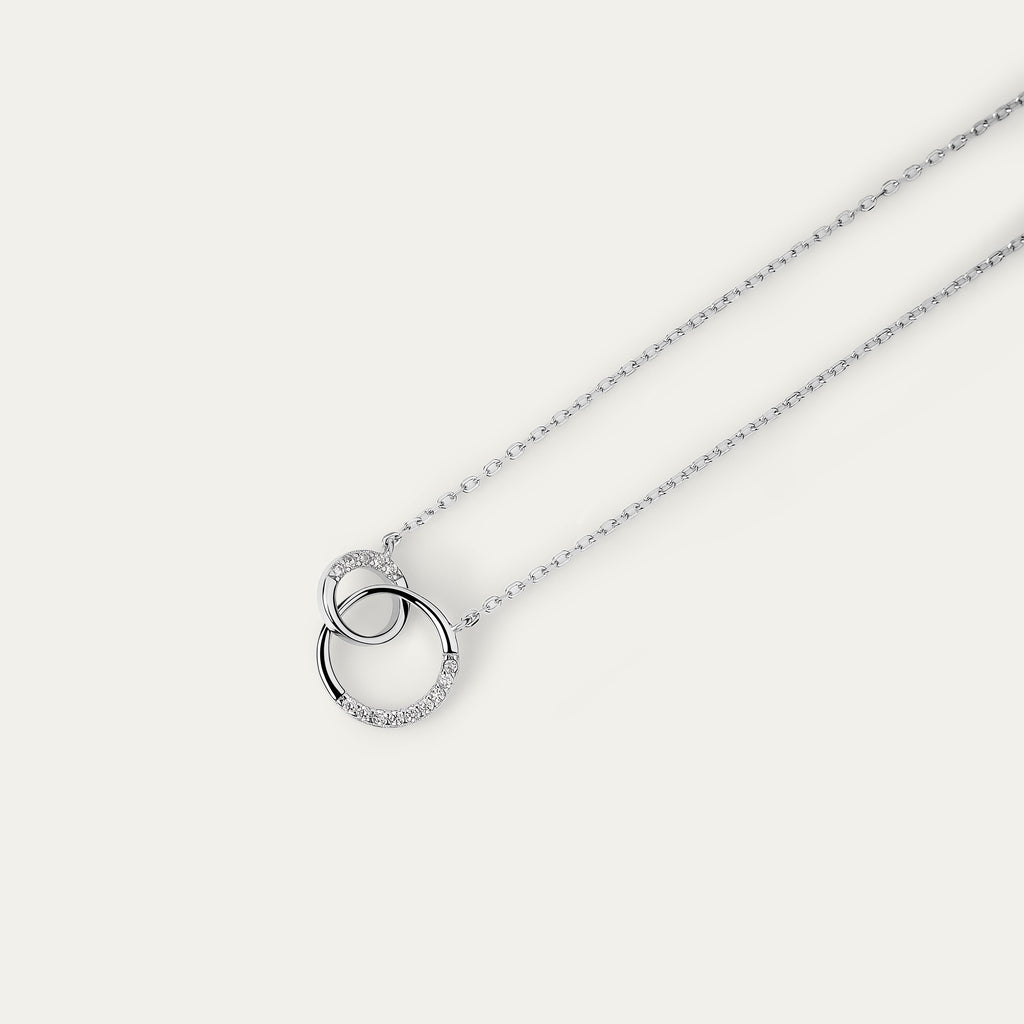 Eli CZ Necklace (925 Sterling Silver)