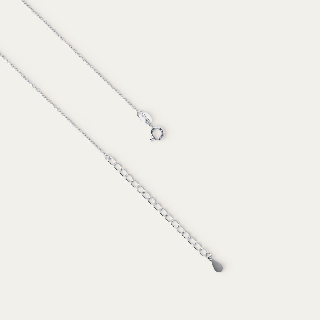 Eli CZ Necklace (925 Sterling Silver)