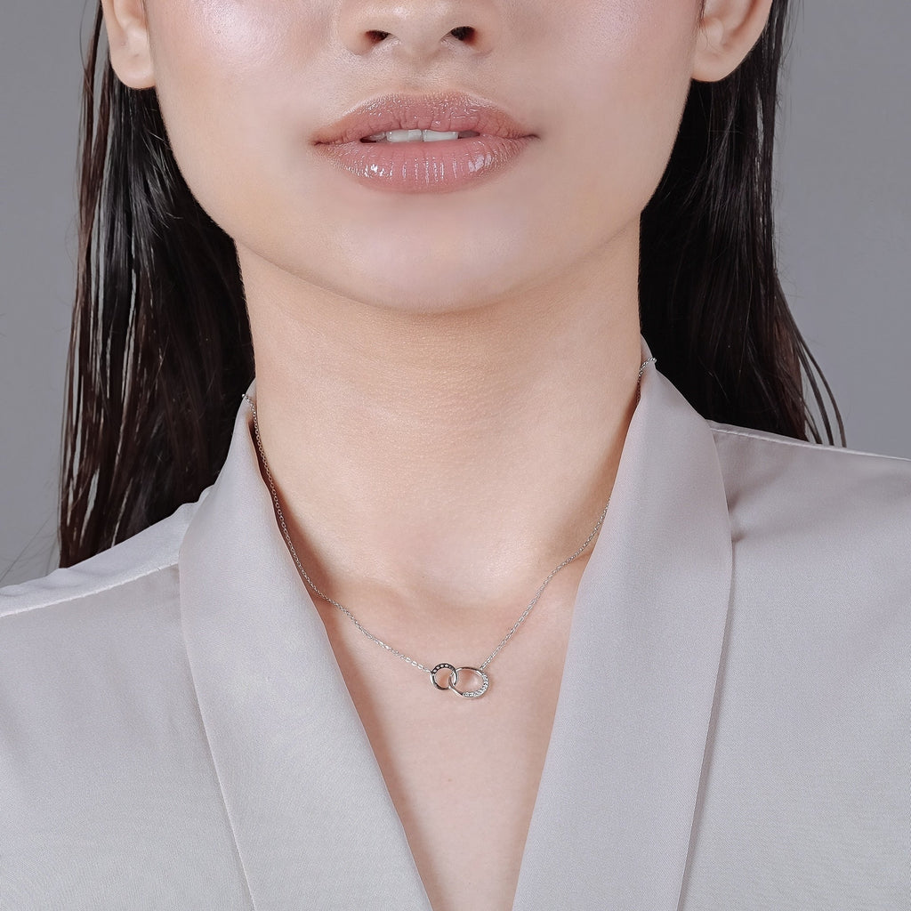 Eli CZ Necklace (925 Sterling Silver)
