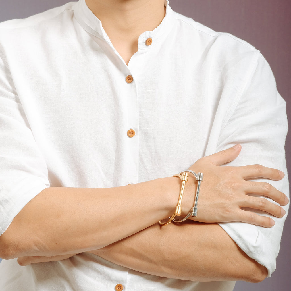 Fal Biggie Bangle (Stainless Steel)