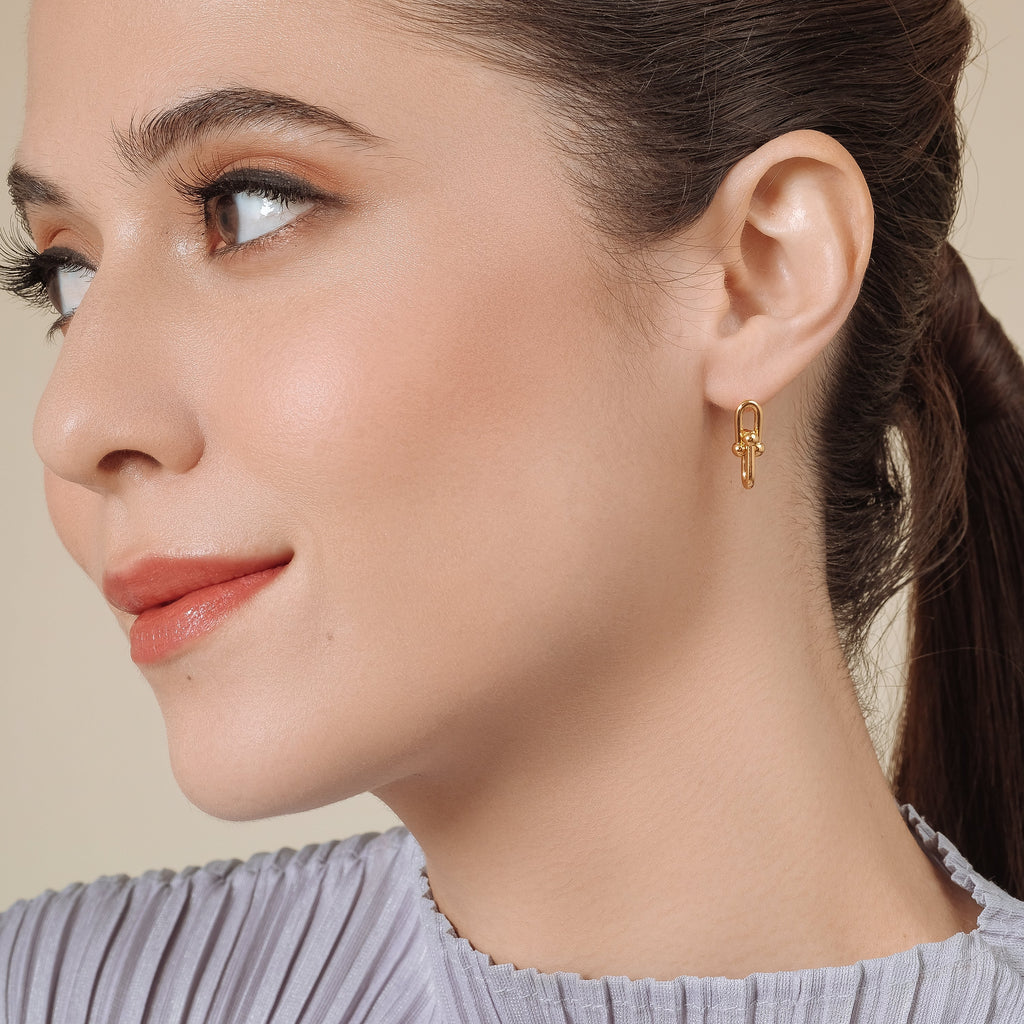 Haru Teeny-Tiny Earrings (18K Gold Brass)