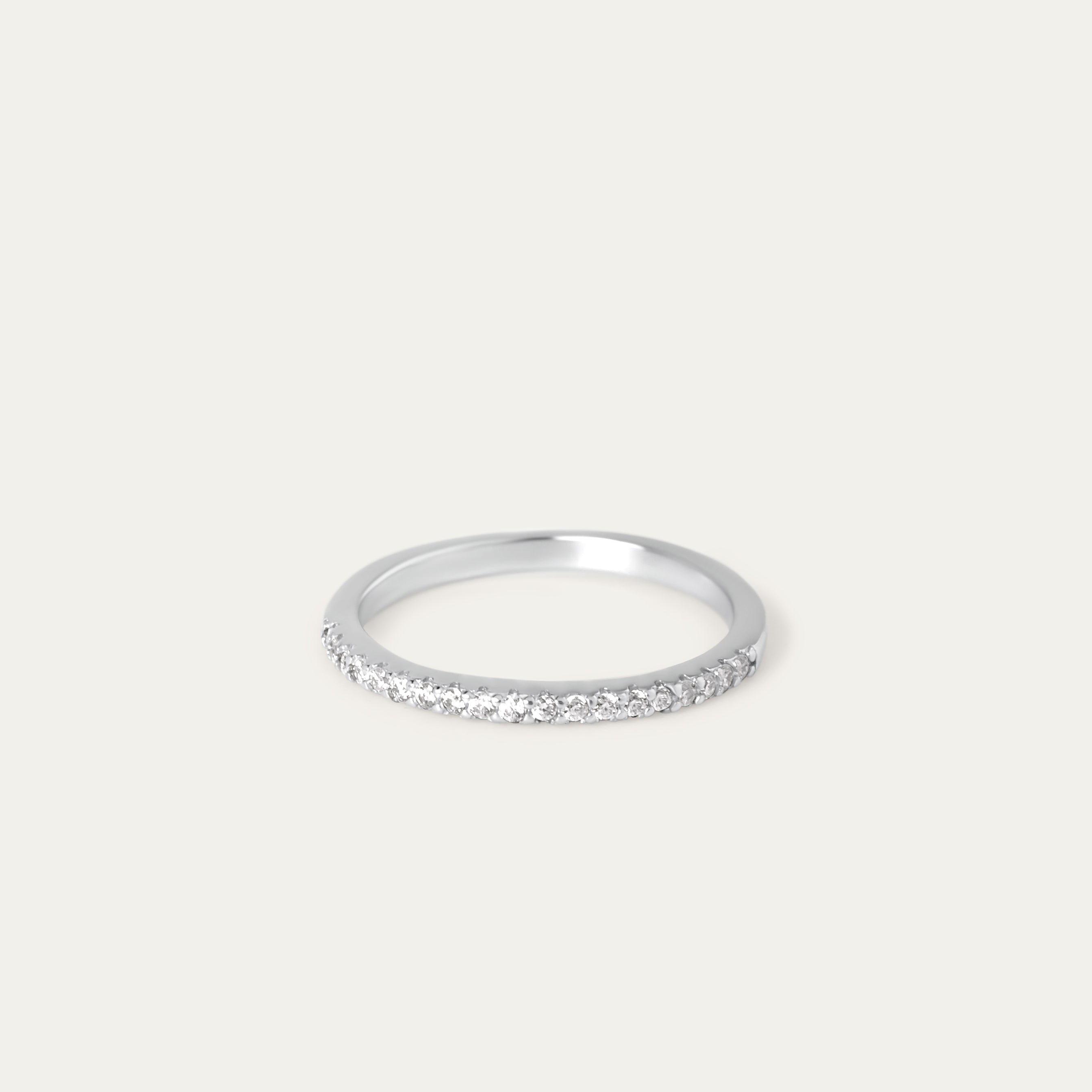 Hof 1.6ct Moissanite Ring (925 Sterling Silver, Size 6)