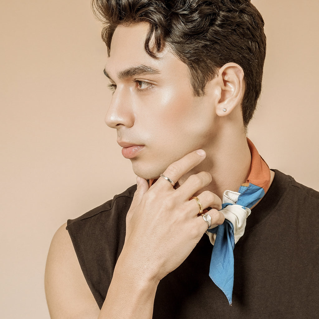 Nada For Him Silver Ring (925 Sterling Silver)