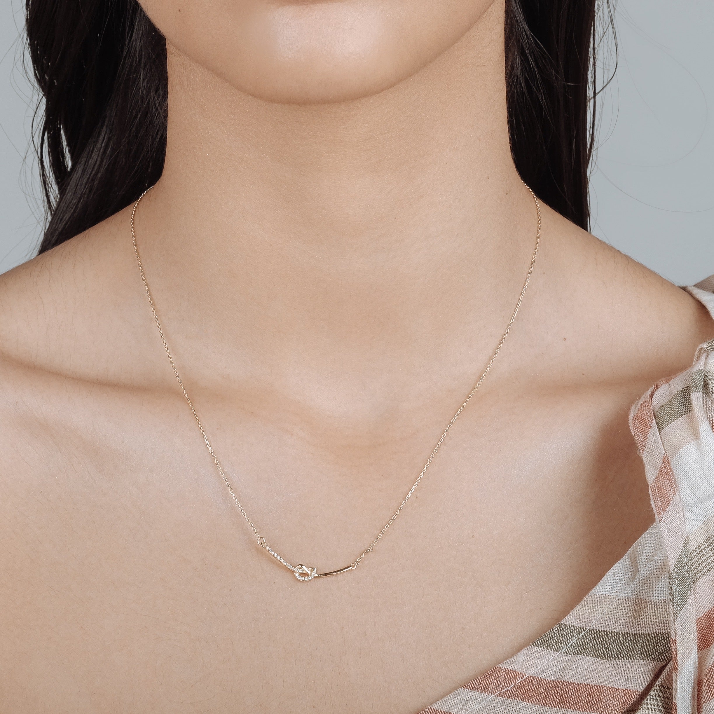Rey CZ Necklace (14K Gold Vermeil)