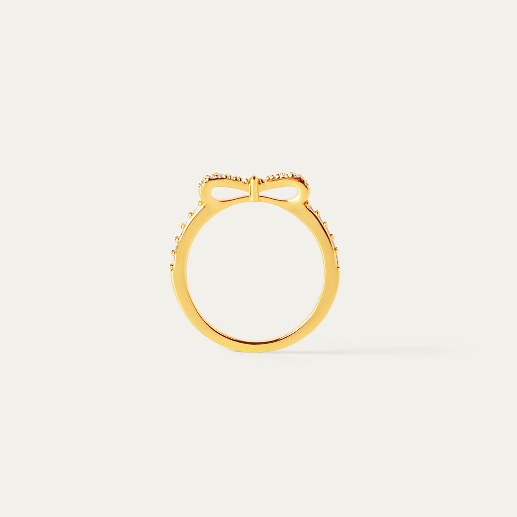 Riva CZ Ring (18K Gold Vermeil, Size 5)