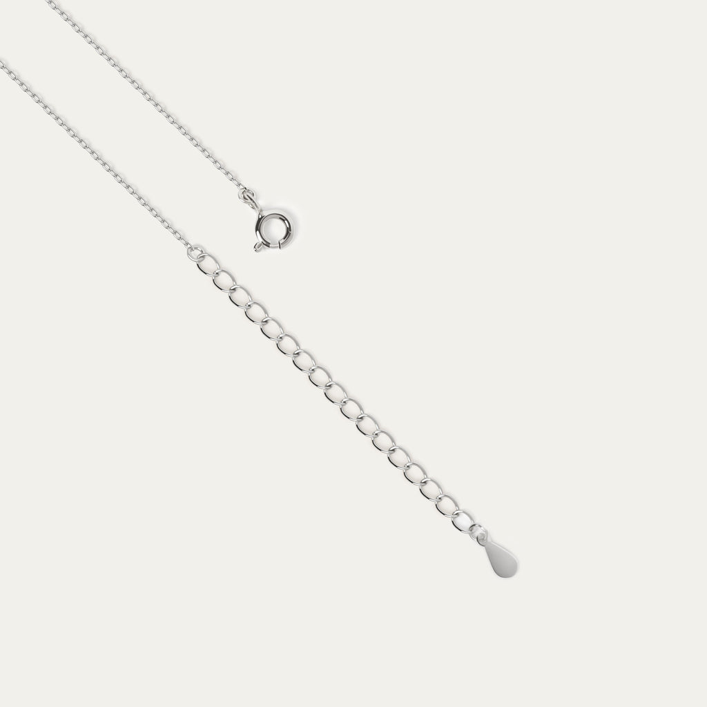 Roy CZ Necklace (925 Sterling Silver)