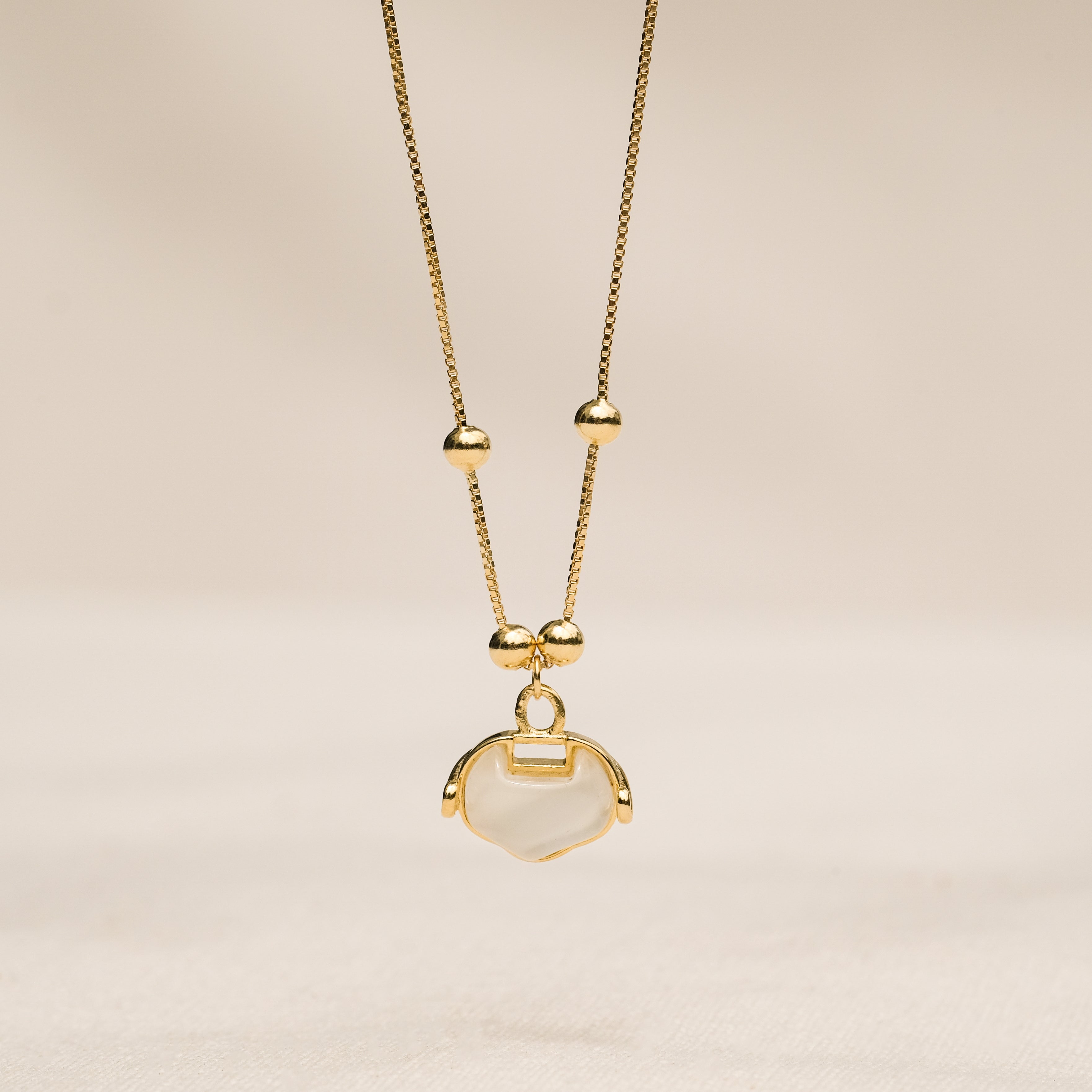 Yance Cat's Eye Necklace (18K Gold Vermeil)
